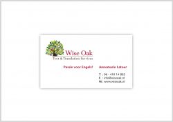 Wise-Oak-visitekaartje